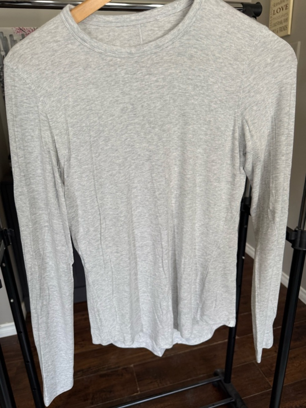 lululemon athletica Lightweight Long Sleeve Tee - Light Heather Gray